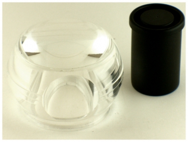 Standlupe Kunststoff transparent
